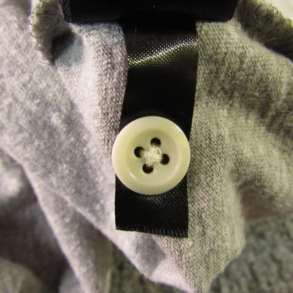 Flint and Tinder Polo Shirt Mens Large Gray Organic Cotton Hemp Short Sleeve - Picture 9 of 12